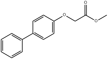 2-(4-苯基苯氧基)乙酸甲酯, 54334-73-5, 結(jié)構(gòu)式