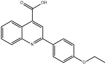 2-(4-ETHOXY-PHENYL)-QUINOLINE-4-CARBOXYLIC ACID Struktur