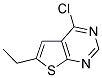 4-CHLORO-6-ETHYLTHIENO[2,3-D]PYRIMIDINE Structure
