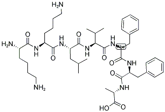 (LYS15)-AMYLOID BETA-PROTEIN (15-21) Struktur