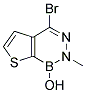 4-BROMO-2-METHYLTHIENO[2,3-D][1,2,3]DIAZABORININ-1(2H)-OL Struktur