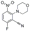 6-FLUORO-2-MORPHOLINO-3-NITROBENZONITRILE Structure