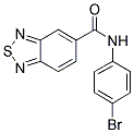 N-(4-BROMOPHENYL)-2,1,3-BENZOTHIADIAZOLE-5-CARBOXAMIDE Structure