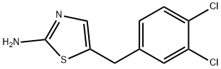 5-(3,4-DICHLORO-BENZYL)-THIAZOL-2-YLAMINE Struktur