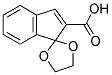 2-CARBOXY-1-INDENONE ETHYLENE KETAL Structure