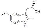 (5-ETHYL-2-METHYL-1H-INDOL-3-YL)-ACETIC ACID Struktur