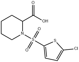 1-[(5-CHLOROTHIEN-2-YL)SULFONYL]PIPERIDINE-2-CARBOXYLIC ACID price.