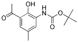3-N-BOC-AMINO-2-HYDROXY-6-METHYL ACETOPHENONE Structure