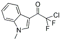 2-CHLORO-2,2-DIFLUORO-1-(1-METHYL-1H-INDOL-3-YL)-1-ETHANONE Structure