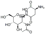 H-ASN(GLCNAC-BETA-D)-OH Struktur