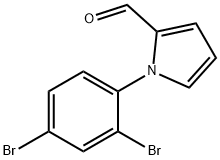 1-(2,4-DIBROMOPHENYL)-1H-PYRROLE-2-CARBALDEHYDE Struktur