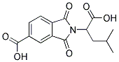 2-(1-CARBOXY-3-METHYL-BUTYL)-1,3-DIOXO-2,3-DIHYDRO-1H-ISOINDOLE-5-CARBOXYLIC ACID Structure