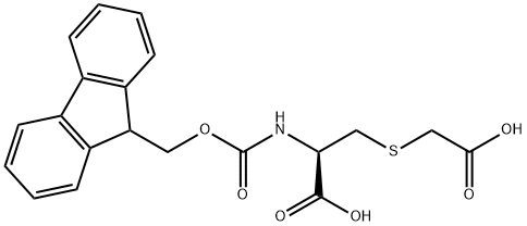 FMOC-S-CARBOXYMETHYL-L-CYSTEINE Struktur