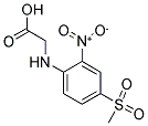 [[4-(METHYLSULFONYL)-2-NITROPHENYL]AMINO]ACETIC ACID Struktur