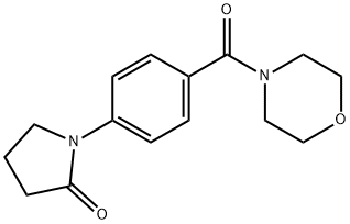 1-[4-(MORPHOLINOCARBONYL)PHENYL]-2-PYRROLIDINONE Structure