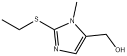 [2-(ETHYLSULFANYL)-1-METHYL-1H-IMIDAZOL-5-YL]METHANOL Struktur