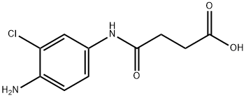 N-(4-AMINO-3-CHLORO-PHENYL)-SUCCINAMIC ACID Struktur