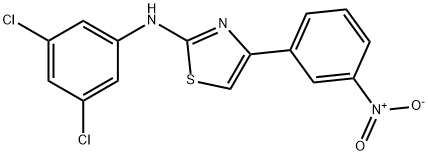(3,5-DICHLOROPHENYL)(4-(3-NITROPHENYL)(2,5-THIAZOLYL))AMINE|N-(3,5-二氯苯基)-4-(3-硝基苯基)噻唑-2-胺