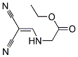 ETHYL 2-[(2,2-DICYANOVINYL)AMINO]ACETATE Struktur