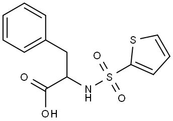 3-PHENYL-2-(THIOPHENE-2-SULFONYLAMINO)-PROPIONIC ACID Struktur