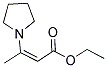 ETHYL (Z)-3-(1-PYRROLIDINYL)-2-BUTENOATE Struktur