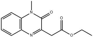 ETHYL 2-(4-METHYL-3-OXO-3,4-DIHYDRO-2-QUINOXALINYL)ACETATE Struktur