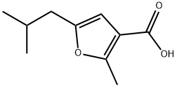 5-ISOBUTYL-2-METHYL-FURAN-3-CARBOXYLIC ACID Struktur