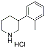 3-(2-METHYLPHENYL) PIPERIDINE HYDROCHLORIDE Struktur