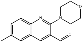 6-METHYL-2-MORPHOLIN-4-YL-QUINOLINE-3-CARBALDEHYDE price.