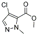 4-CHLORO-2-METHYL-2 H-PYRAZOLE-3-CARBOXYLIC ACID METHYL ESTER Structure