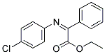 ETHYL (Z)-2-(4-CHLOROPHENYLIMINO)-2-PHENYLACETATE Struktur