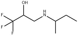 3-(SEC-BUTYLAMINO)-1,1,1-TRIFLUORO-2-PROPANOL Struktur
