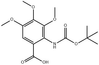 BOC-2-AMINO-3,4,5-TRIMETHOXYBENZOIC ACID Structure