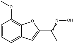 1-(7-METHOXY-1-BENZOFURAN-2-YL)-1-ETHANONE OXIME Struktur
