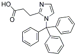 1-N-TRITYL-IMIDAZOLE-2-YLPROPIONIC ACID Struktur