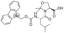 FMOC-LEU-SER(PSIME,MEPRO)-OH Struktur