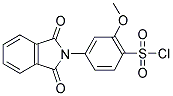 2-METHOXY-4-(N-PHTHALIMIDINYL)BENZENE-SULFONYL CHLORIDE Struktur