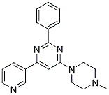 4-(4-METHYLPIPERAZIN-1-YL)-2-PHENYL-6-PYRIDIN-3-YLPYRIMIDINE