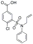 3-(ALLYL-PHENYL-SULFAMOYL)-4-CHLORO-BENZOIC ACID Structure