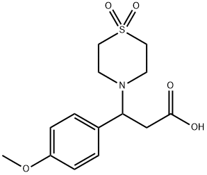 3-(1,1-DIOXO-1LAMBDA6,4-THIAZINAN-4-YL)-3-(4-METHOXYPHENYL)PROPANOIC ACID price.