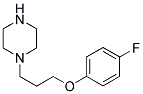 1-[3-(4-FLUOROPHENOXY)PROPYL]PIPERAZINE Structure