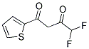 4,4-DIFLUORO-1-THIOPHEN-2-YL-BUTANE-1,3-DIONE Struktur