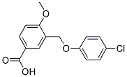 3-[(4-クロロフェノキシ)メチル]-4-メトキシ安息香酸 price.