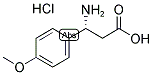 (R)-3-AMINO-3-(4-METHOXY-PHENYL)-PROPANOIC ACID HYDROCHLORIDE Struktur