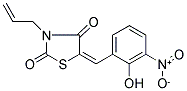 (5E)-3-ALLYL-5-(2-HYDROXY-3-NITROBENZYLIDENE)-1,3-THIAZOLIDINE-2,4-DIONE Struktur
