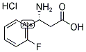(R)-3-AMINO-3-(2-FLUORO-PHENYL)-PROPANOIC ACID HYDROCHLORIDE Struktur