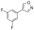 4-(3,5-DIFLUOROPHENYL)ISOXAZOLE Struktur