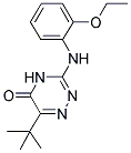6-TERT-BUTYL-3-(2-ETHOXY-PHENYLAMINO)-4H-[1,2,4]TRIAZIN-5-ONE Structure