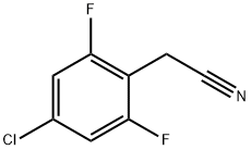4-CHLORO-2,6-DIFLUOROPHENYLACETONITRILE Structure