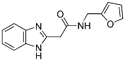 2-(1H-BENZOIMIDAZOL-2-YL)-N-FURAN-2-YLMETHYL-ACETAMIDE Struktur